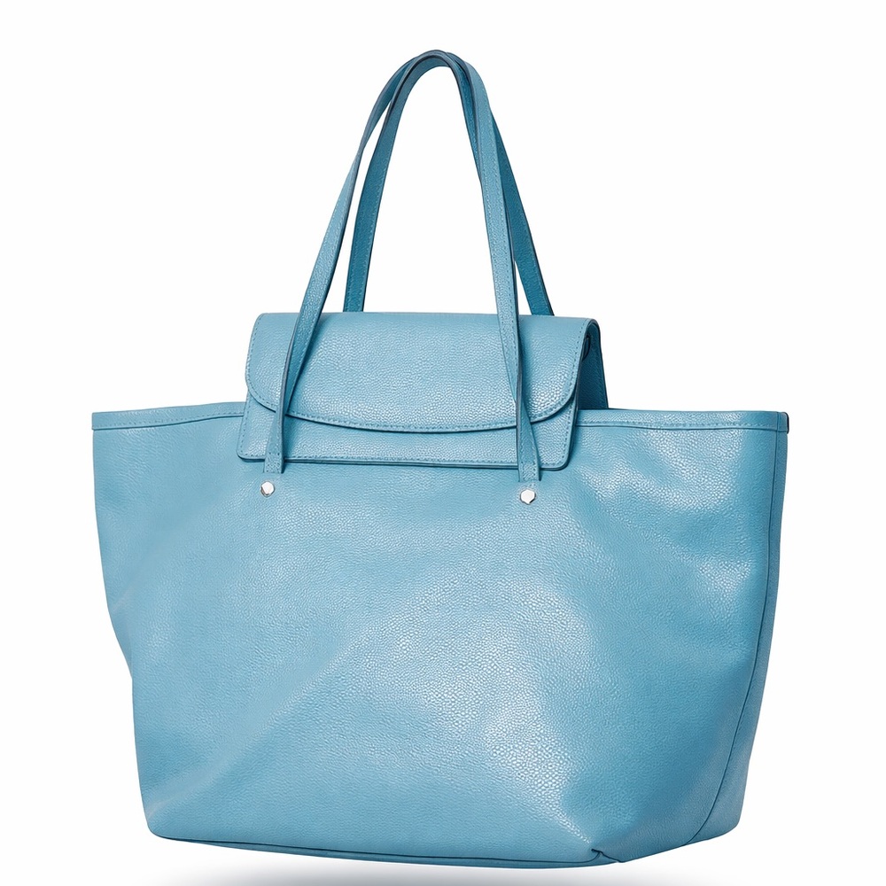 Coach Turquoise Leather Tote Bag